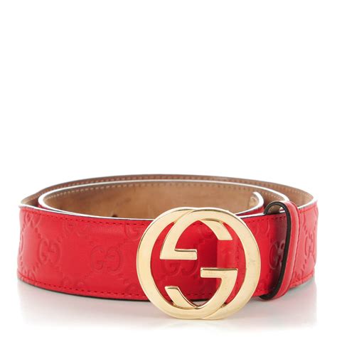 gucci guccissima belt red|Gucci interlocking g reversible belt.